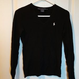 Black wool blend sweater